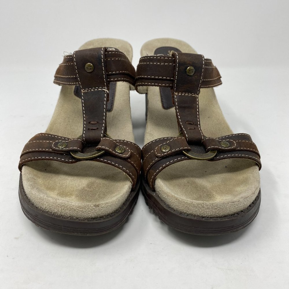 Sketchers Women’s Wedge Sandals Size 8 - Picture 5 of 14